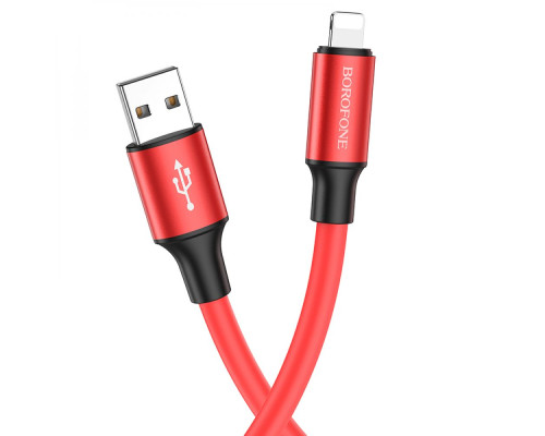 Кабель USB Borofone BX82 Lightning Колір Червоний