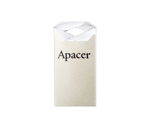 USB флеш-накопичувач Apacer AH111 32gb Колір Silver/Crystal