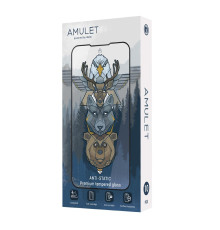 BOX 10 шт Захисне скло AMULET 2.5D HD Antistatic for iPhone X/XS/11 Pro Колір Black