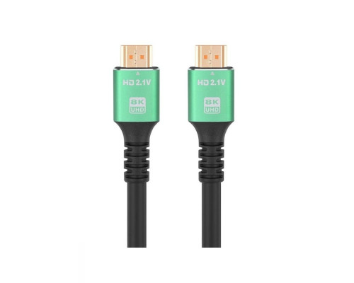 Кабель HDMI- HDMI 2.1V 5m 8K 120 fps Колір Чорний 4411736671734