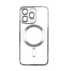 Чохол TPU Metallic Full Camera with Magsafe для Iphone 13 Pro Колір Silver 2020000342601