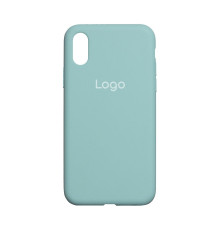 Чохол Silicone Case Full Size (AA) для iPhone Xs Max Колір 21.Sea blue 2020000150466