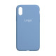 Чохол Silicone Case Full Size (AA) для iPhone Xs Max Колір 80.Far Peak Blue 2020000420811