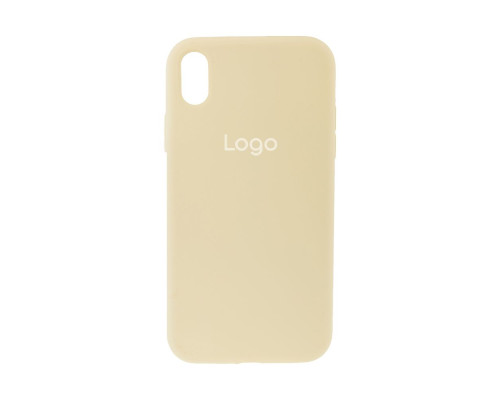 Чохол Silicone Case Full Size (AA) для iPhone Xr Колір 60.Cream yellow 2020000222125