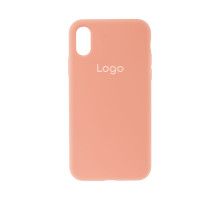 Чохол Silicone Case Full Size (AA) для iPhone X/Xs Колір 27.Peach 2020000227601