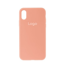 Чохол Silicone Case Full Size (AA) для iPhone X/Xs Колір 27.Peach 2020000227601