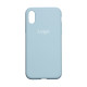 Чохол Silicone Case Full Size (AA) для iPhone Xs Max Колір 80.Far Peak Blue 2020000420811