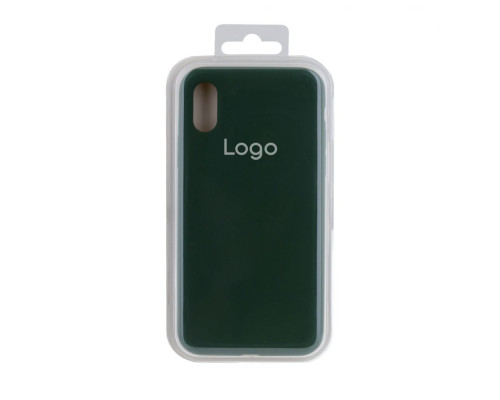 Чохол Silicone Case Full Size (AA) для iPhone X/Xs Колір 40.Shiny green 2020000149163