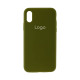 Чохол Silicone Case Full Size (AA) для iPhone X/Xs Колір 40.Shiny green 2020000149163