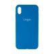 Чохол Silicone Case Full Size (AA) для iPhone Xs Max Колір 80.Far Peak Blue 2020000420811