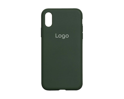 Чохол Silicone Case Full Size (AA) для iPhone Xs Max Колір 54.Atrovirens 2020000148739