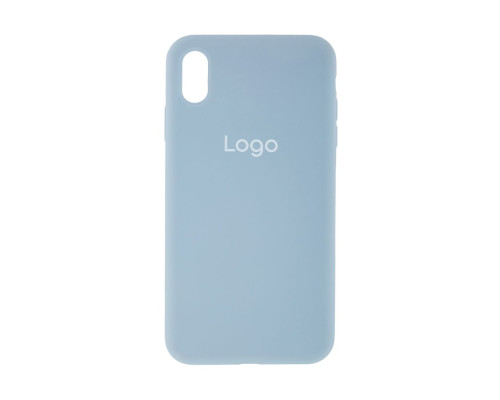 Чохол Silicone Case Full Size (AA) для iPhone Xs Max Колір 80.Far Peak Blue 2020000420811