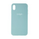 Чохол Silicone Case Full Size (AA) для iPhone Xs Max Колір 80.Far Peak Blue 2020000420811