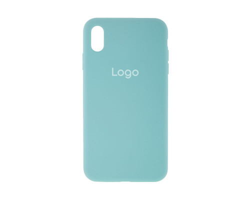 Чохол Silicone Case Full Size (AA) для iPhone Xs Max Колір 80.Far Peak Blue 2020000420811