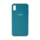 Чохол Silicone Case Full Size (AA) для iPhone Xs Max Колір 80.Far Peak Blue 2020000420811