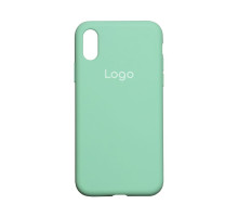 Чохол Silicone Case Full Size (AA) для iPhone X/Xs Колір 47.Spearmint 2020000149149