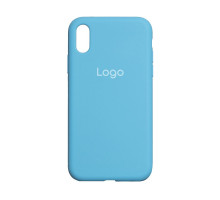 Чохол Silicone Case Full Size (AA) для iPhone Xs Max Колір 16.Blue 2020000150480