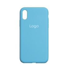 Чохол Silicone Case Full Size (AA) для iPhone Xs Max Колір 16.Blue 2020000150480