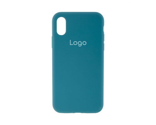 Чохол Silicone Case Full Size (AA) для iPhone X/Xs Колір 40.Shiny green 2020000149163