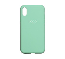 Чохол Silicone Case Full Size (AA) для iPhone Xs Max Колір 47.Spearmint 2020000148746