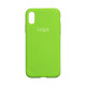 Чохол Silicone Case Full Size (AA) для iPhone X/Xs Колір 40.Shiny green 2020000149163