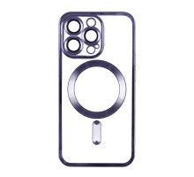 Чохол TPU Metallic Full Camera with Magsafe для Iphone 15 Pro Max Колір Dark Purple 2020000370130