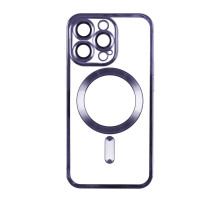 Чохол TPU Metallic Full Camera with Magsafe для Iphone 15 Колір Silver