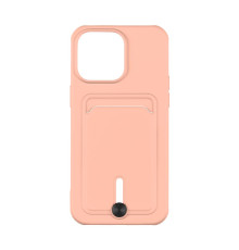 Чохол TPU Colorfull Pocket Card для iPhone 15 Plus Колір 19.Pink sand 2020000358374