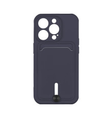 Чохол TPU Colorfull Pocket Card для iPhone 13 Pro Колір 08.Dark blue