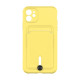 Чохол TPU Colorfull Pocket Card для iPhone 11 Колір 04.Yellow