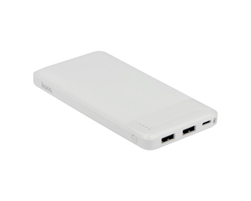 Універсальна Мобільна Батарея Hoco J72A Easy travel 20000 mAh М`ята упаковка Колір Бiлий