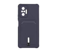 Чохол TPU Colorfull Pocket Card для Xiaomi Redmi Note 10 Pro / 10 Pro Max 4G Колір 08.Dark blue 2020000357605