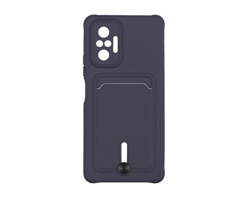 Чохол TPU Colorfull Pocket Card для Xiaomi Redmi Note 10 Pro / 10 Pro Max 4G Колір 08.Dark blue 2020000357605