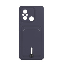 Чохол TPU Colorfull Pocket Card для Xiaomi Redmi 12C Колір 08.Dark blue 2020000357926