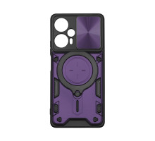 Чохол TPU+PC CamCap Armor with Ring для Xiaomi Poco F5 Колір Purple 2020000361695