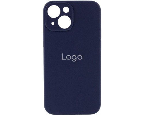 Чохол Silicone Case Full Size with Frame для iPhone 13 Колір 08.Dark blue 2020000349914