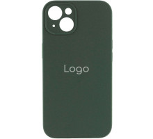 Чохол Silicone Case Full Size with Frame для iPhone 13 Колір 71.Dark Green 2020000349792