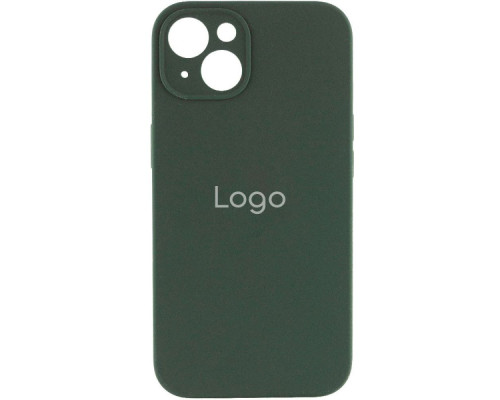 Чохол Silicone Case Full Size with Frame для iPhone 13 Колір 71.Dark Green 2020000349792