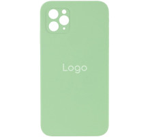 Чохол Silicone Case Full Size with Frame для iPhone 12 Pro Max Колір 01.Mint 2020000244387