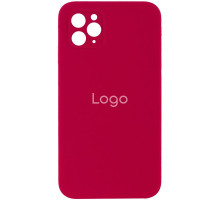 Чохол Silicone Case Full Size with Frame для iPhone 12 Pro Max Колір 37.Rose red 2020000350033