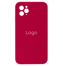 Чохол Silicone Case Full Size with Frame для iPhone 12 Pro Max Колір 37.Rose red 2020000350033