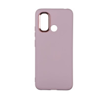 Чохол Silicone Cover Metal frame (AA) для Xiaomi Redmi 12C Колір 19.Pink sand 2020000365235