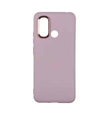 Чохол Silicone Cover Metal frame (AA) для Xiaomi Redmi 12C Колір 19.Pink sand 2020000365235