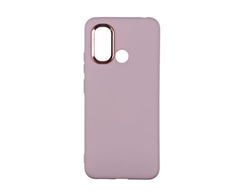 Чохол Silicone Cover Metal frame (AA) для Xiaomi Redmi 12C Колір 19.Pink sand 2020000365235