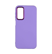 Чохол Silicone Cover Metal frame (AA) для Samsung Galaxy A24 4G (A245) Колір 39.Elegant purple 2020000365693