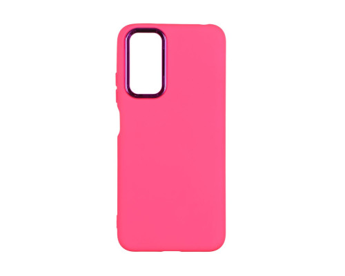 Чохол Silicone Cover Metal frame (AA) для Xiaomi Redmi Note 11 (Global) / Note 11S 4G Колір 38.Shiny pink 2020000364597