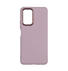 Чохол Silicone Cover Metal frame (AA) для Xiaomi Redmi Note 10 Pro / 10 Pro Max 4G Колір 19.Pink sand 2020000364757