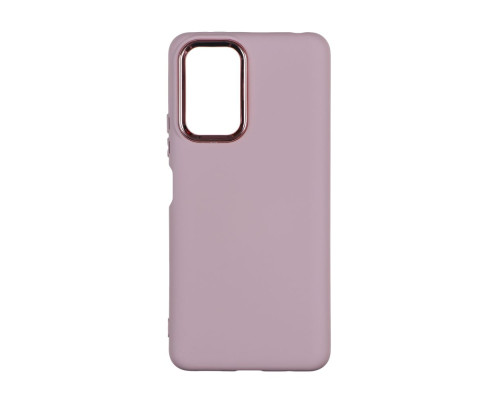 Чохол Silicone Cover Metal frame (AA) для Xiaomi Redmi Note 10 Pro / 10 Pro Max 4G Колір 19.Pink sand 2020000364757