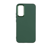 Чохол Silicone Cover Metal frame (AA) для Samsung Galaxy A34 5G (A346) Колір 45.Army green 2020000365525