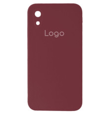 Чохол Silicone Case Square Full Camera для iPhone Xr Колір 37.Rose red 2020000348092